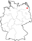 Karte Groß Miltzow bei Oertzenhof
